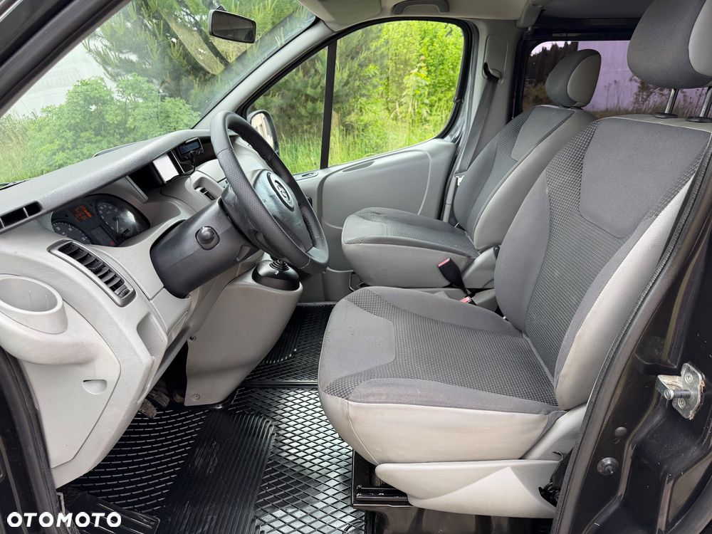 Opel VIVARO L2H1 Długi Klima Dubel Kabina 5os Brygadówka Hak Dźwig - 9