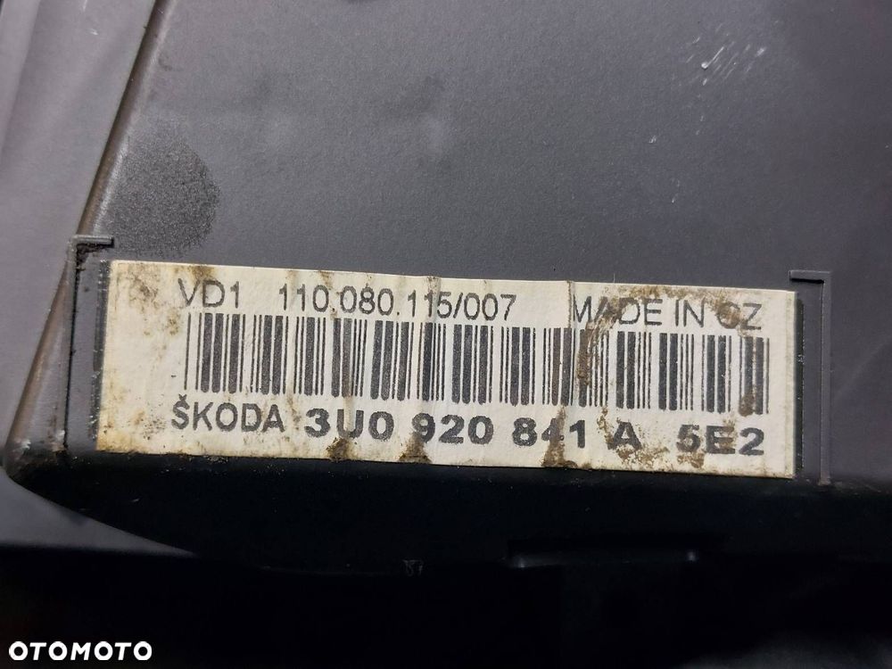 ZESTAW STARTOWY SKODA SUPERB I 1.9 TDI 038906019KE 4B0905851G 3U0920841A - 8