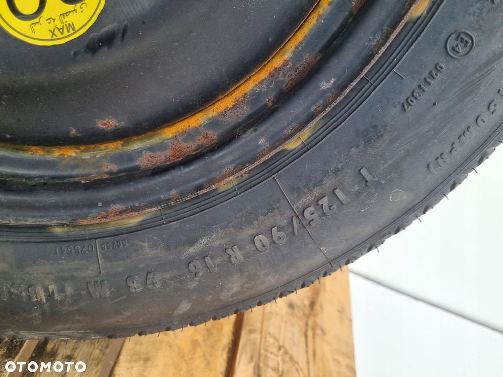 KOŁO DOJAZDOWE Ford C-Max Focus Mk2 II _ dojazdówka 125/90 R16 5x108 1S71M - 4