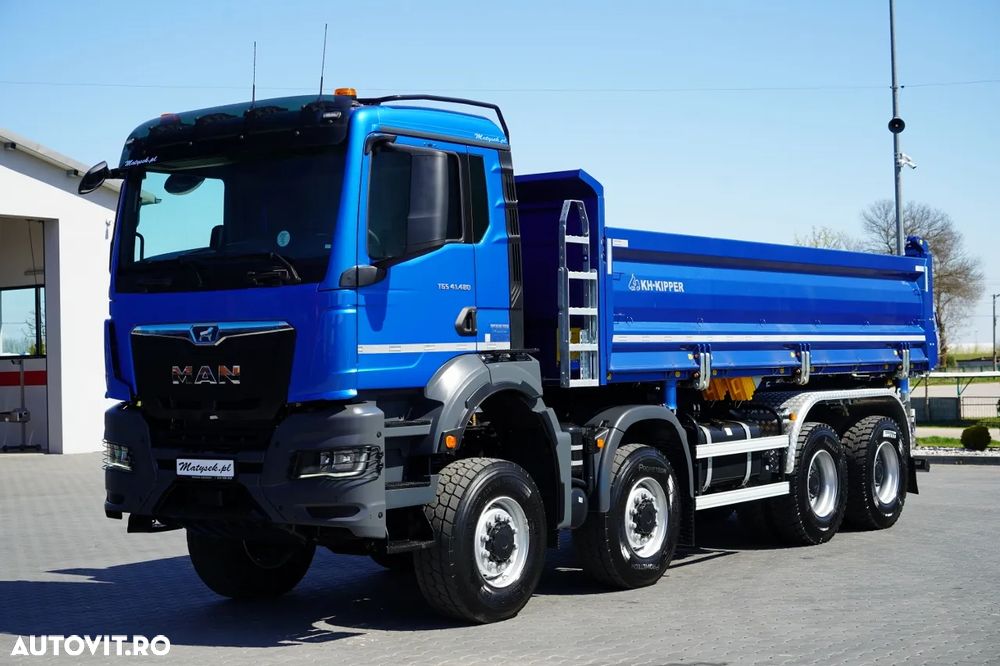 MAN TGS 41.480 / 8x6 / BASCULANĂ SPATE / MANUAL / NOU NOU / KH-KIPPER / - 15