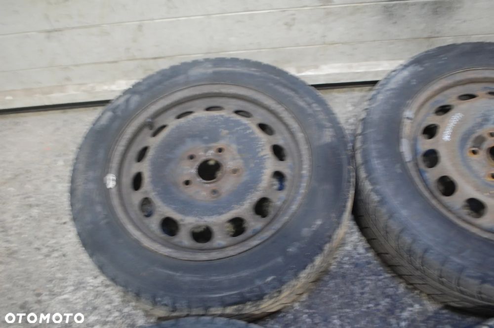 FELGI STALOWE + OPONY ZIMOWE 205/55R16 1K0601027A 5X112 ET50 6.5J SEAT LEON II VW SKODA AUDI - 4