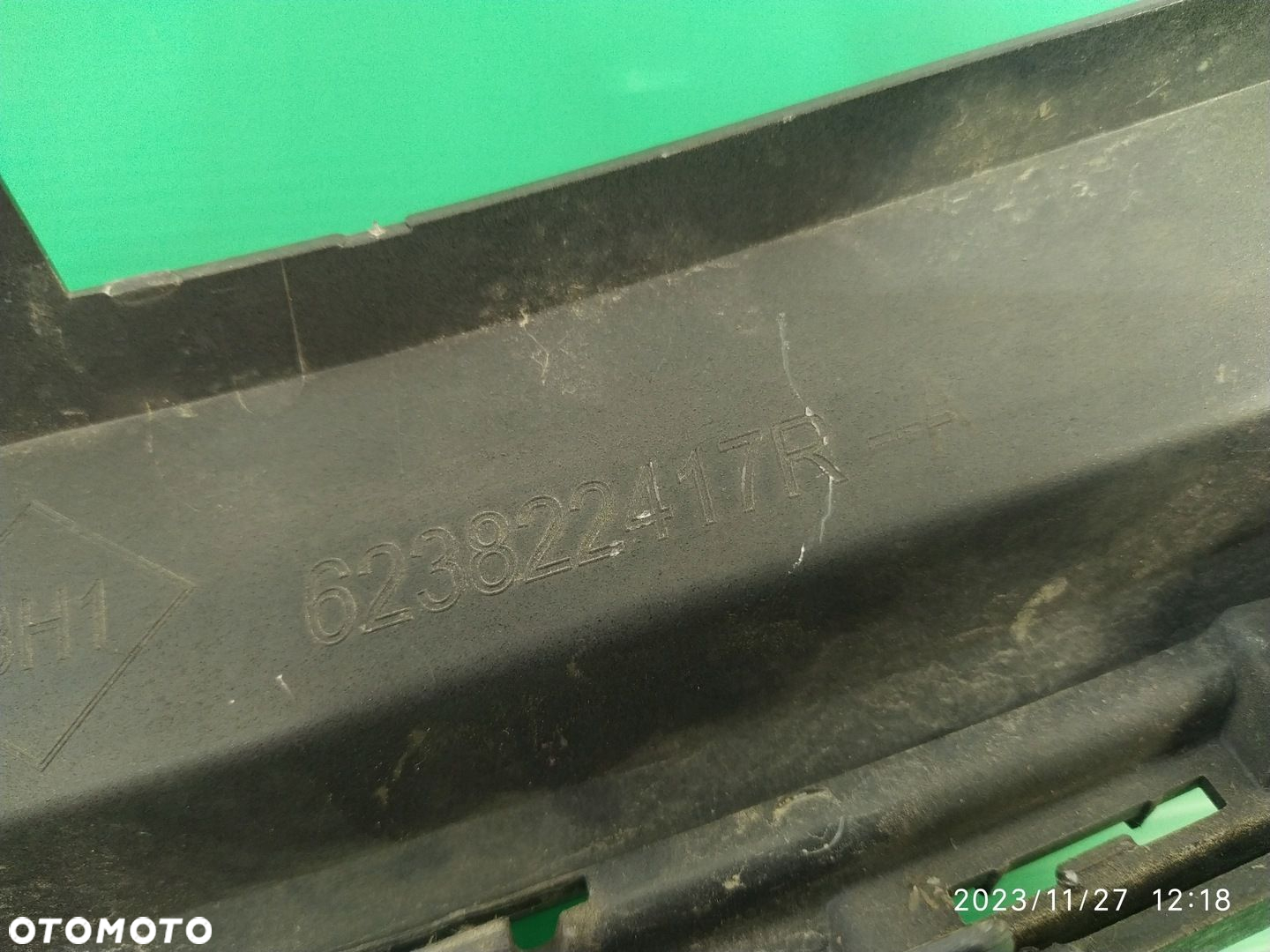 ATRAPA KRATKA ZDERZAKA PRZÓD RENAULT TWINGO III 21- 623822417R - 12