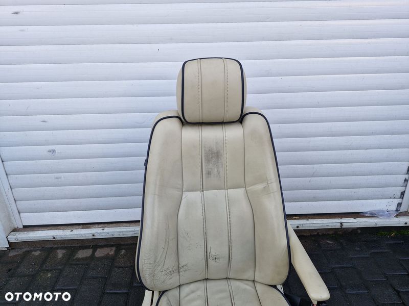 range rover l322 fotel prawy przód przedni pasażera skóra uk - 5