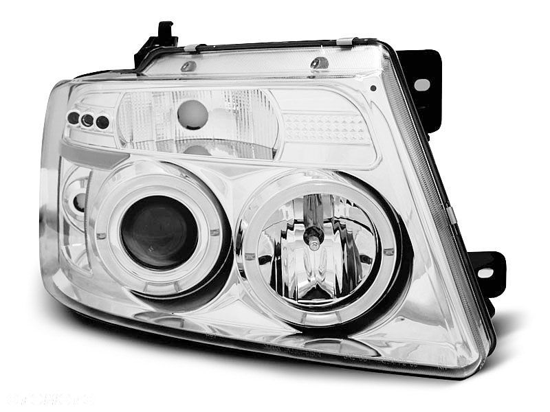 LAMPY FORD F150 MK11 04-08 ANGEL EYES CHROME - 1