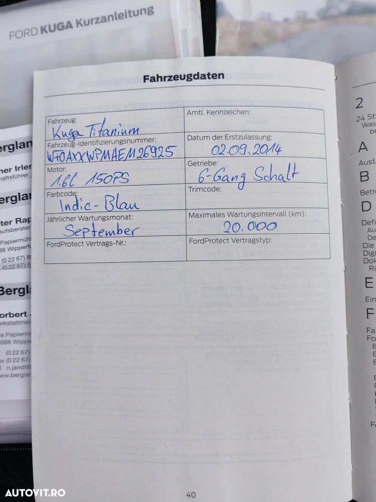 Ford Kuga 1.6 EcoBoost 2x4 Titanium - 35