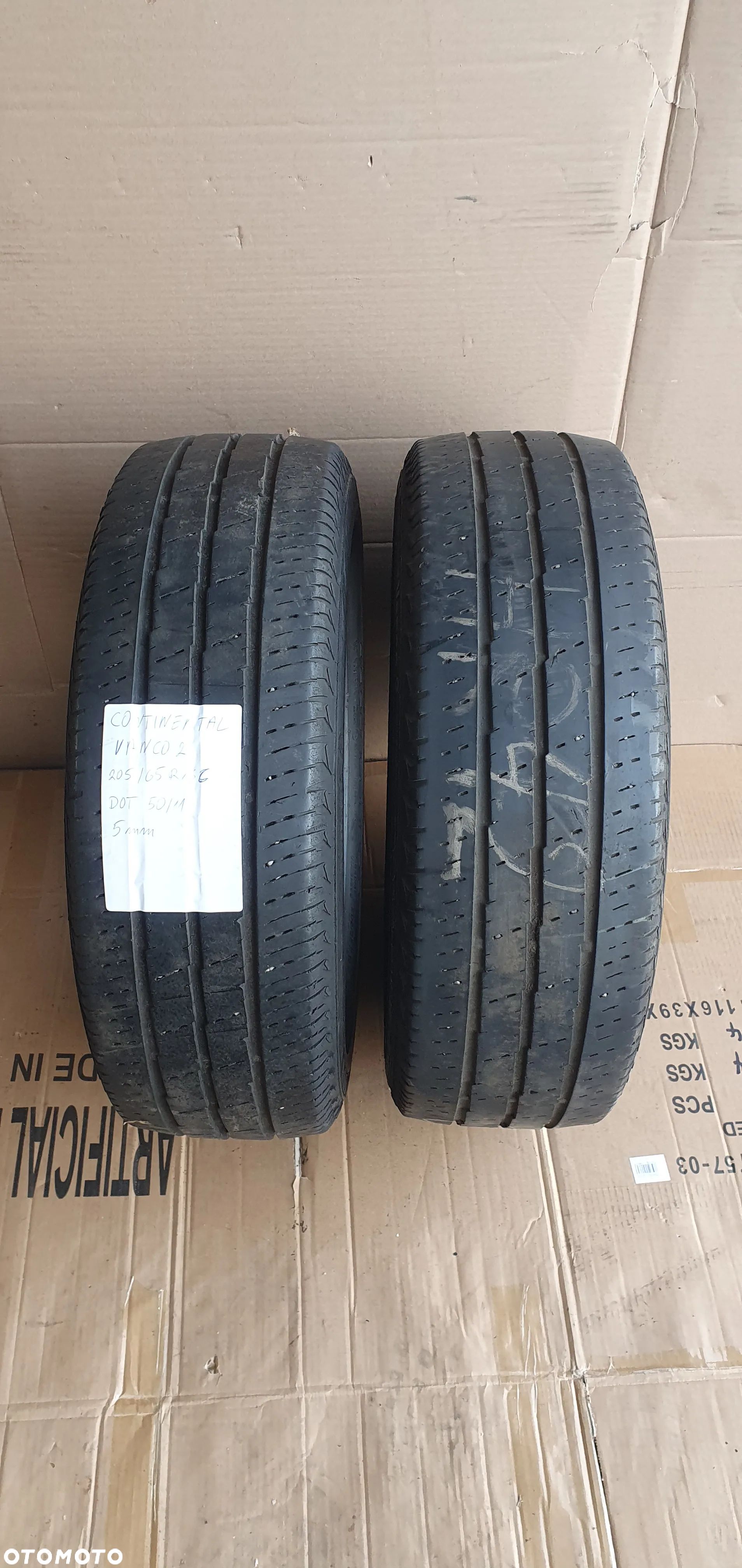 2X Opony Continental Vanco 2 205/65 R16C 5mm 5011 - 1