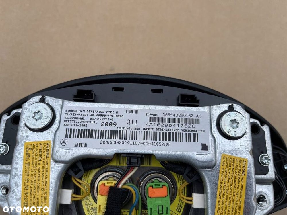 AIRBAG PODUSZKA KIEROWCY MERCEDES C KLASA 204 - 3