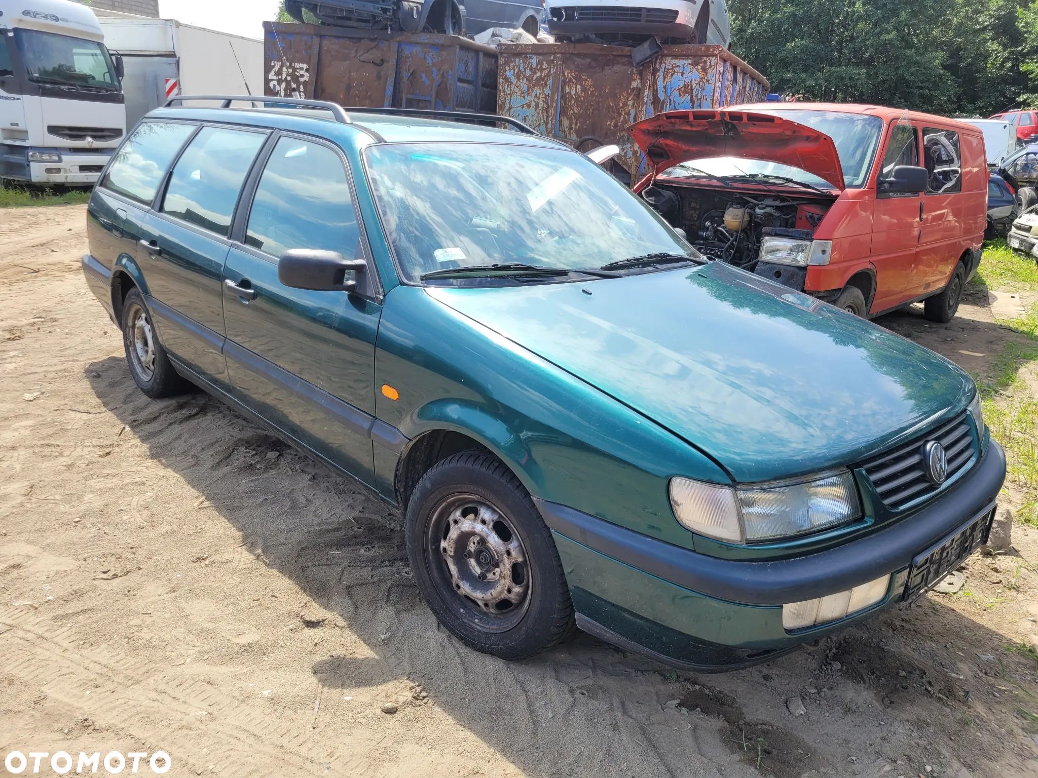 VW VOLKSWAGEN PASSAT B4 KOMBI 2.0 8V silnik skrzynia napęd sanki belka wahacz wahacze zacisk zaciski zwrotnica piasta - 1