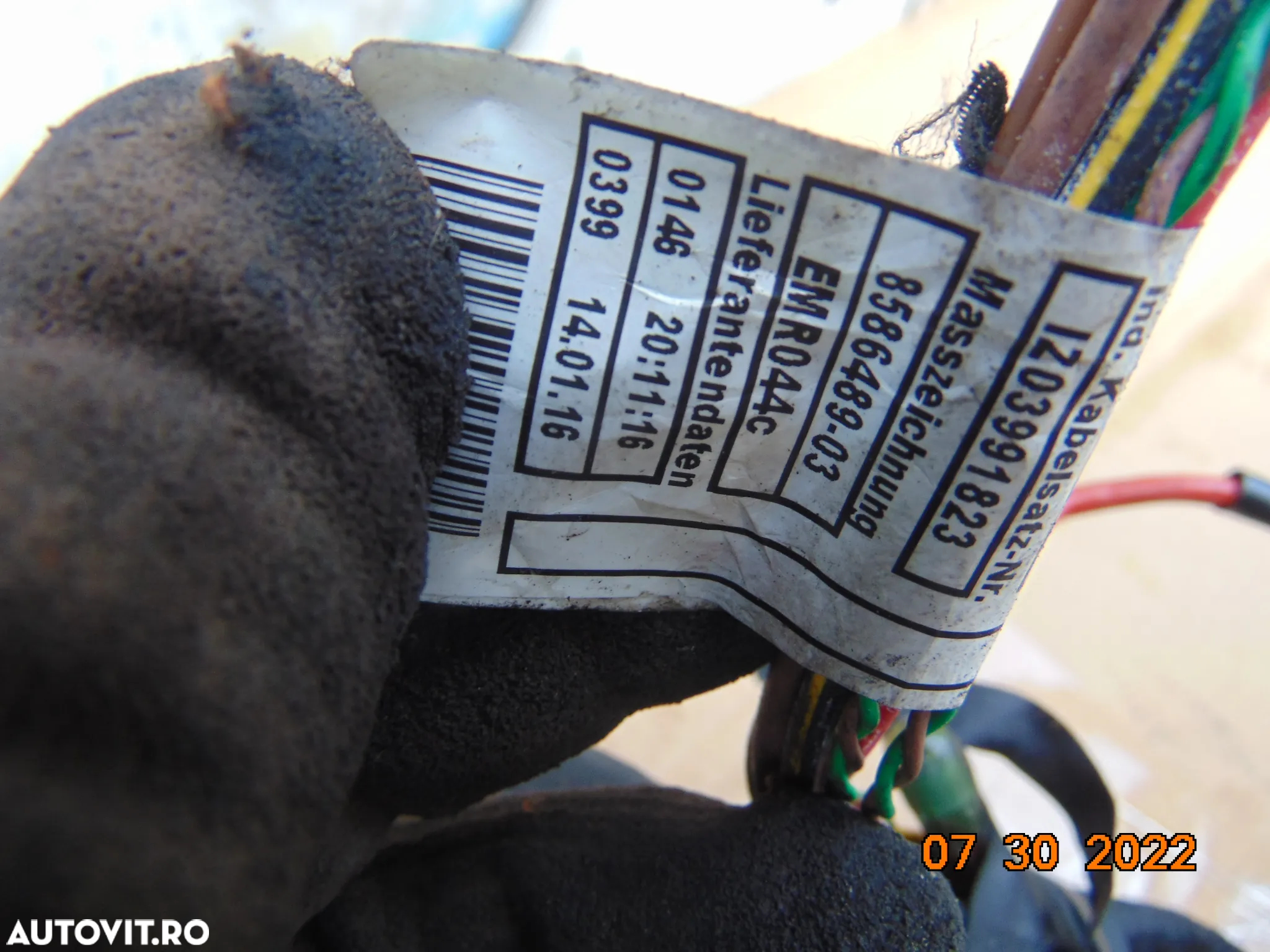 Cablaj Motor BMW F20 2.0 b47 f30 f31 f32 f33 f34 f10 f11 f45 f46 f25 f26 f80 g20 g31 g31 g21 g22 g2 - 5