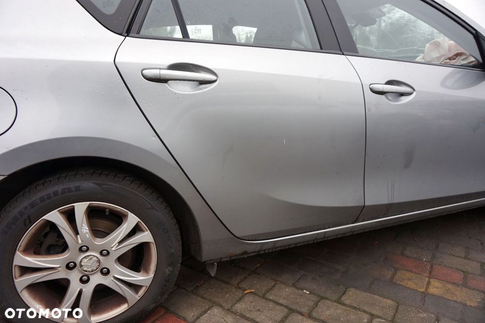 DRZWI TYLNE PRAWE 3 II BL 5D HB 38P  SREBRNY MAZDA 2009-2013 - 2