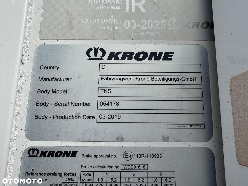 Krone Bi-TEMP , MULTITEMP , Thermo King SLX i Spectrum - 30