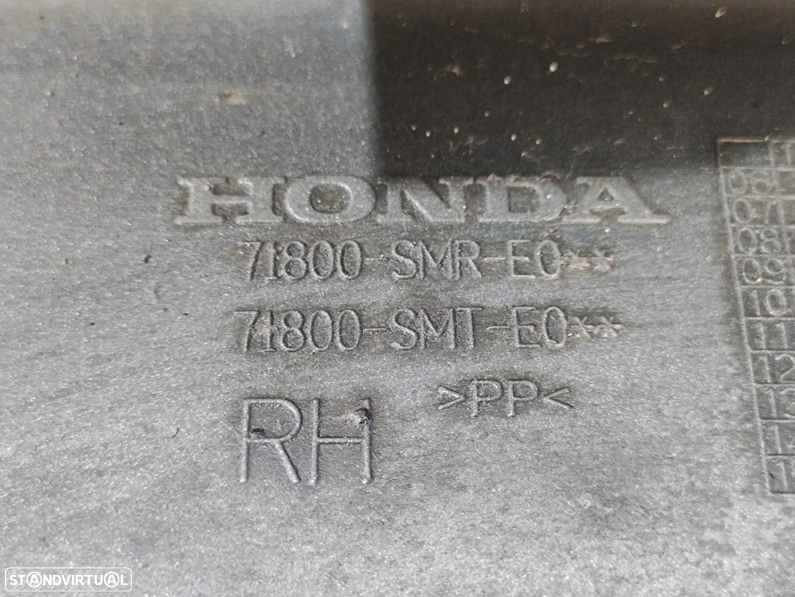 Embaladeira Embaladeiras Esquerda Direita originais Honda Civic FN FK VIII 7 Mk7 Type R Type S saia saias lateral laterais - 7