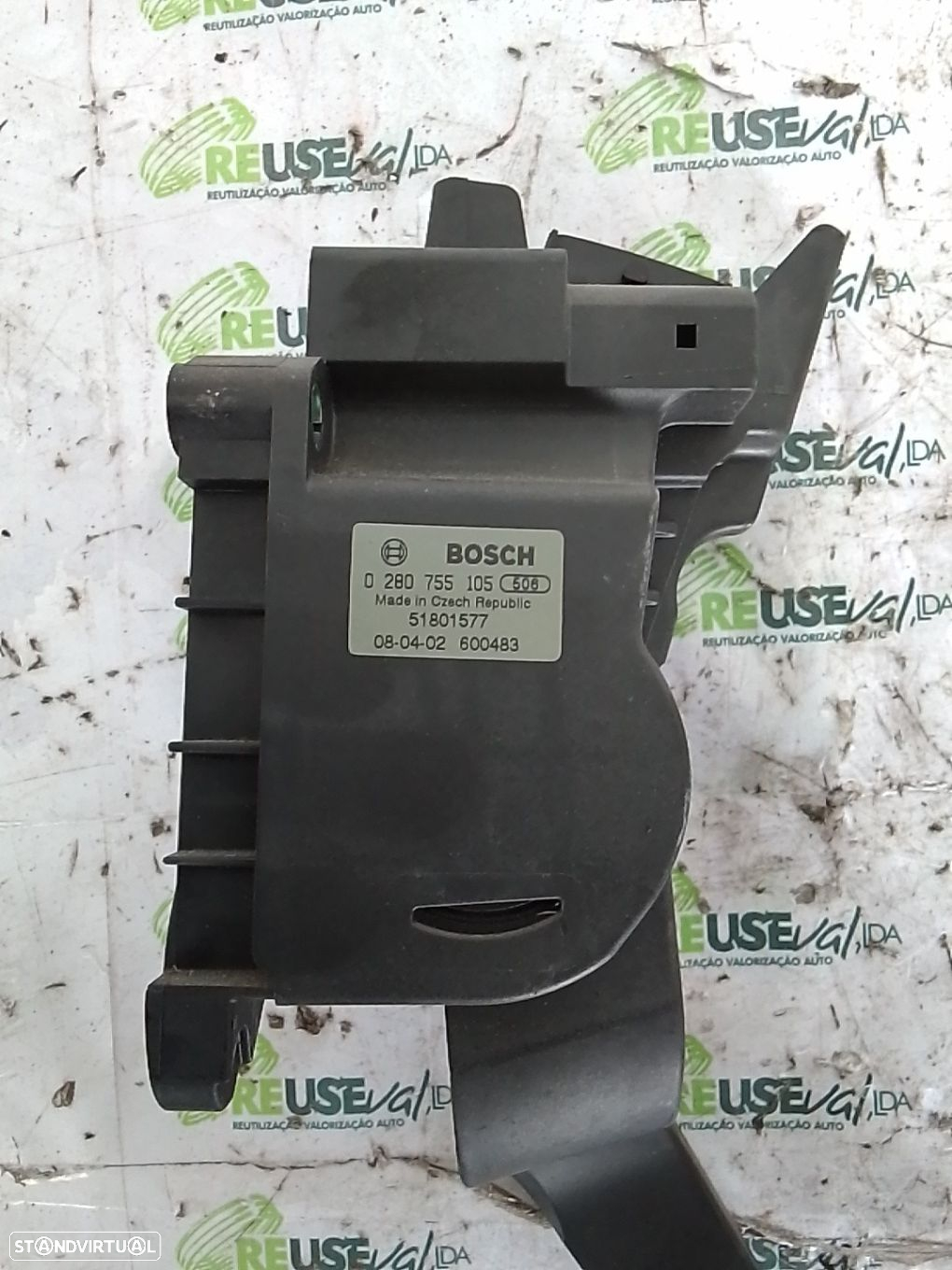 Pedal Acelarador Fiat Fiorino Caixa/Combi (225_) - 3