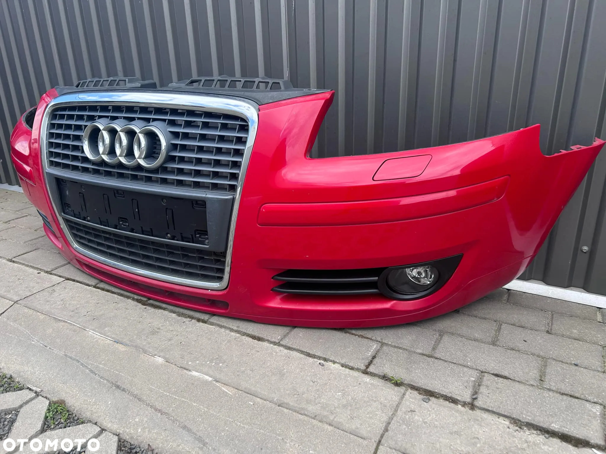 Audi A3 8P Duży grill zderzak przód przedni spryski LY3J kompletny 2005-08 - 3
