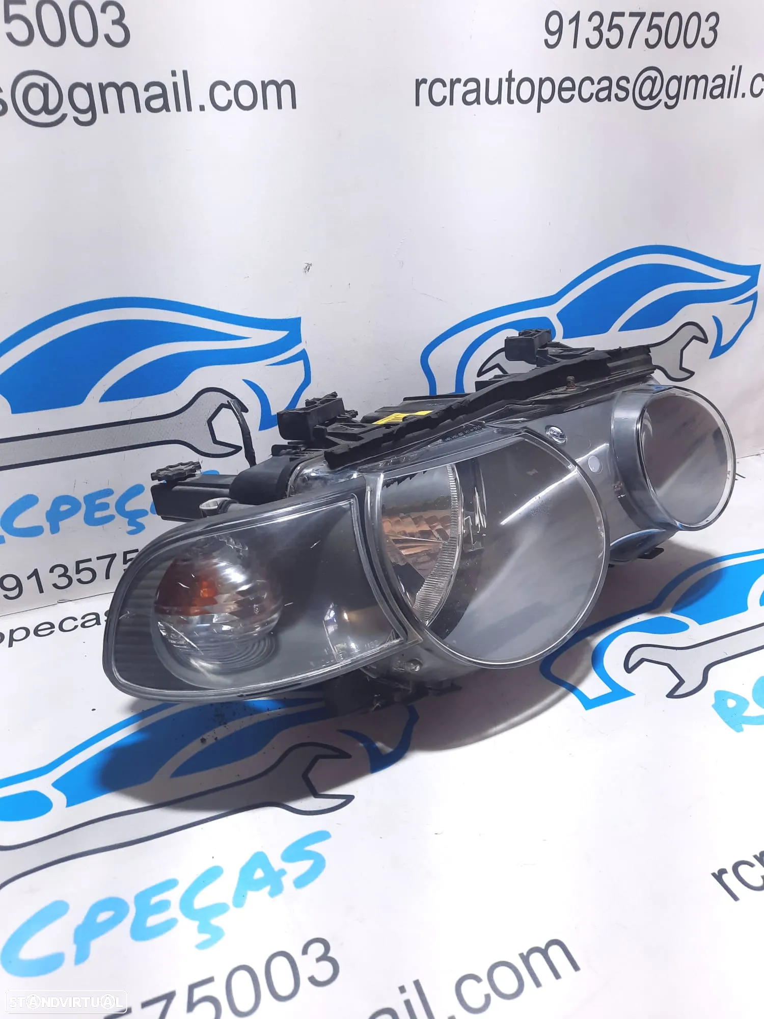 OTICA OTICAS DIREITA ORIGINAL BMW SERIE 3 E46 COMPACT 63126901970 OPTICA OPTICAS FAROL FAROIS - 6