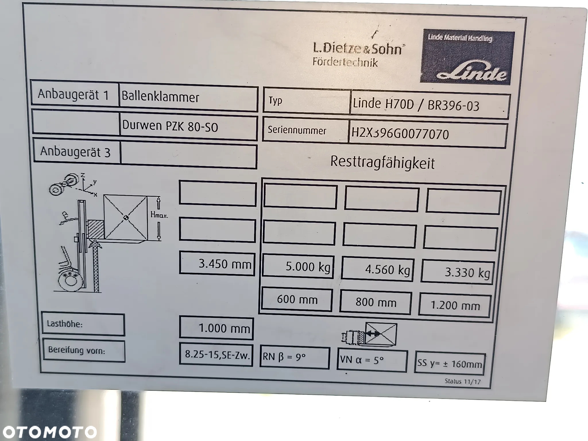 Linde H70D - 16