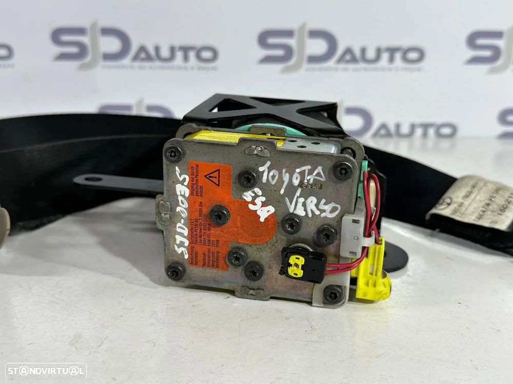 Conjunto Airbags + Cinto Frente Direito / Esquerdo - Toyota Verso - 4