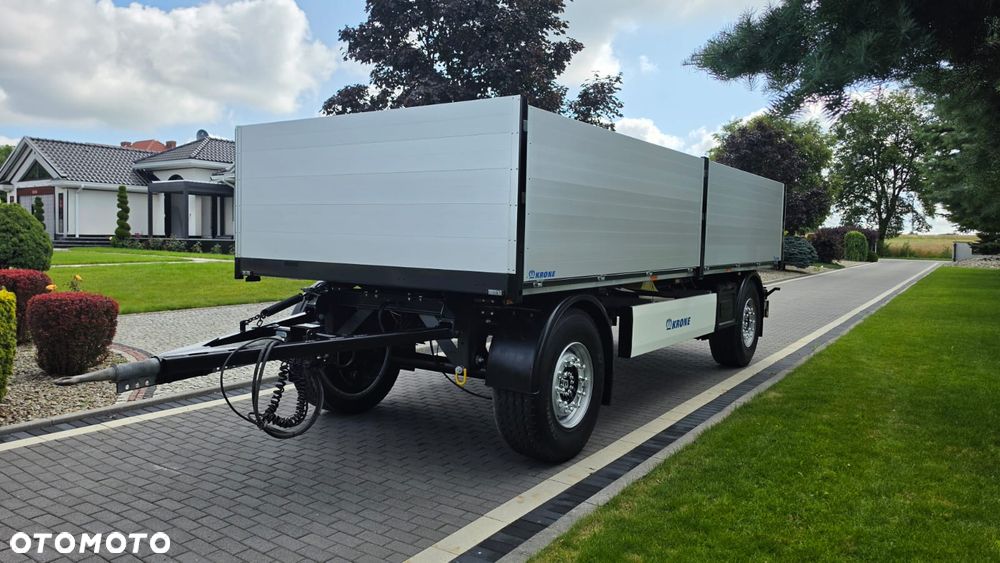 Krone PRZYCZEPA///KRONE///2019/// BURTOWA///BUDOWLANA///100CM/// PRZEBIEG 40 TYŚ KM///BARDZO MAŁO  UŻYWANA///STAN JAK NOWA. - 1