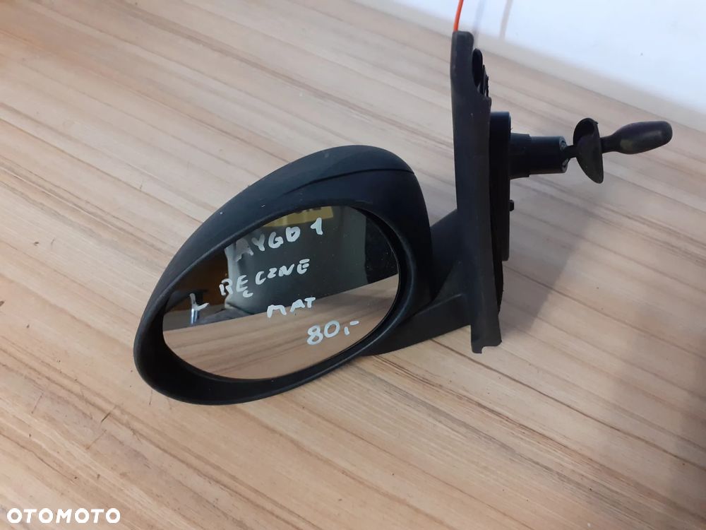 -  LUSTERKO MANUALNE LEWE TOYOTA AYGO 1 MATOWE - 2