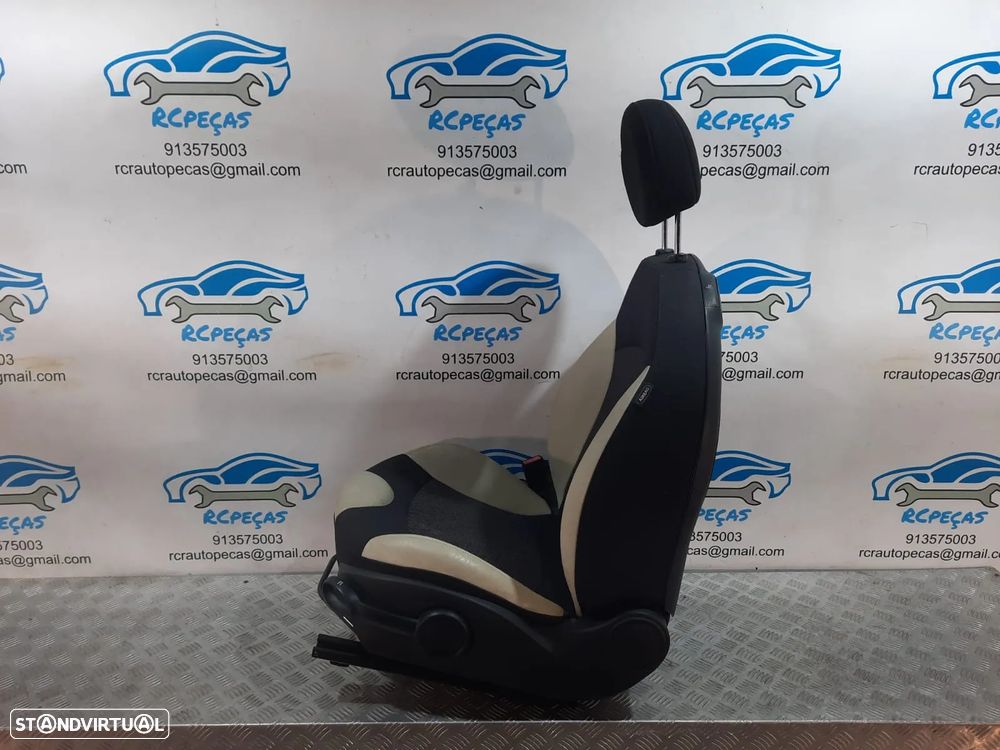 BANCO BANCOS ORIGINAIS MINI COOPER S R56 R55 CLUBMAN R57 CABRIO PELE TECIDO AIRBAG - 4