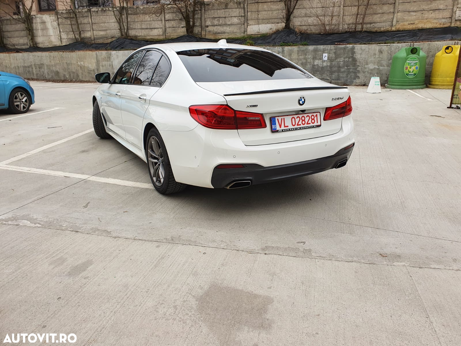 Eleron Portbagaj Bmw G30 seria 5 Calitate premium vopsit PROFESIONAL negru lucios Safir Black Metallic cod 475 sau alb Alpine weiss 3 cod 300 ⭐️⭐️⭐️⭐️⭐️ - 5