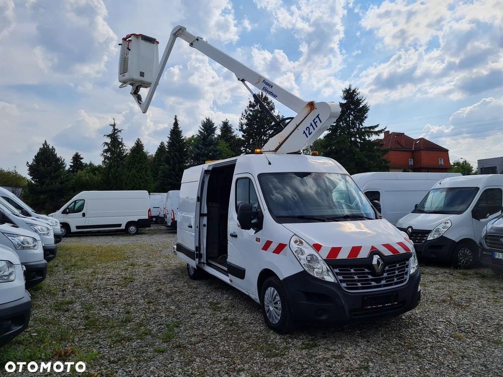 Renault MASTER ​*L2H2​*2.3DCI​​*FT121​*AKTUALNY UDT​*ZAREJESTROWANY​*PODNOŚNIK KOSZOWY​*ZWYŻKA​*8 - 12
