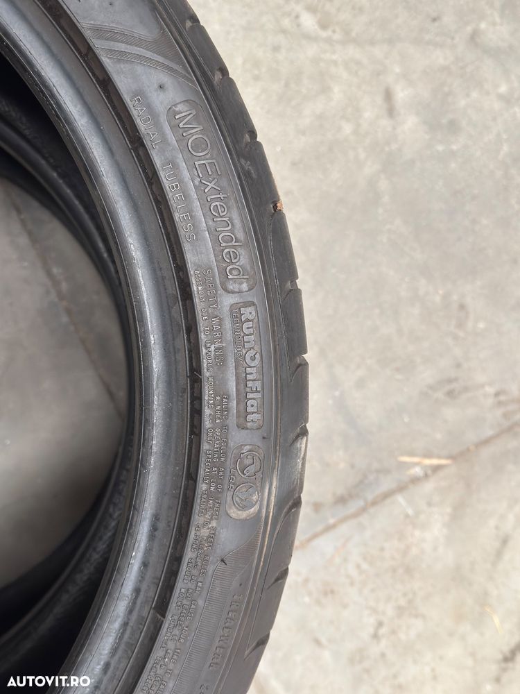 Vând set anvelope 245/40/20-275/35/20 goodyear de vară cu runflat ca noi - 9