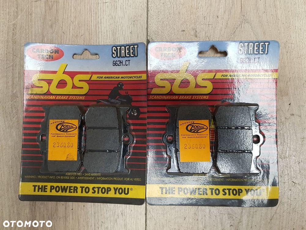 Klocki hamulcowe SBS 662H.CT Harley Davidson - 2