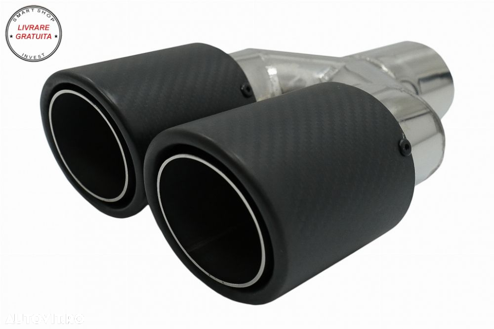 Difuzor Bara cu Toba Ornament Evacuare Fibra Carbon Mat BMW Seria 3 F30 F31 (2011-- livrare gratuita - 7