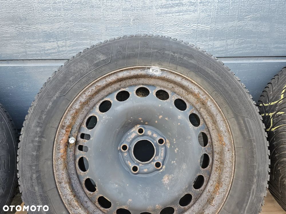 KOŁA FELGI STALOWE OPONY ZIMOWE 205/60 R 16 OPEL ASTRA J K MOKKA 5x105 ET39 6,5J - 7