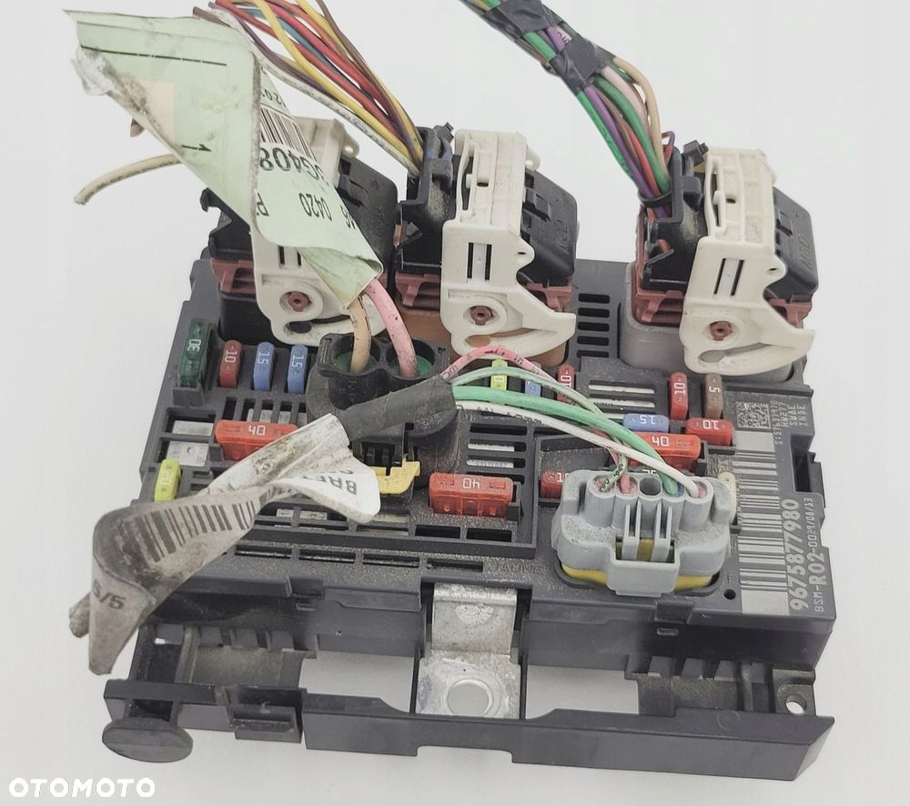 CITROEN C5 III X7 PEUGEOT 9675877980 MODUŁ STEROWNIK BSM  WTYCZKI - 4