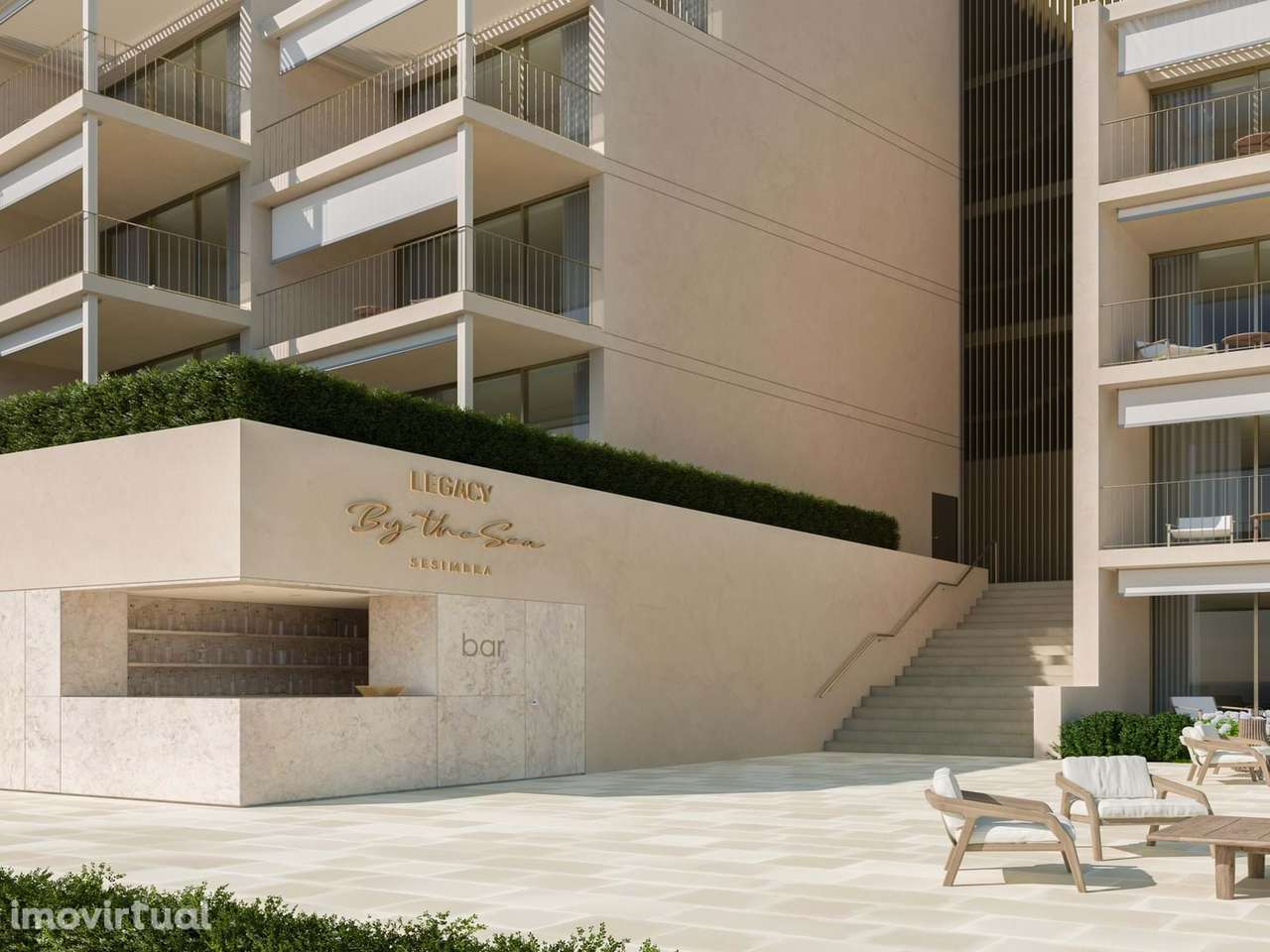 T0 com varanda vista mar no Condomínio Legacy By the Sea | Sesimbra - Grande imagem: 2/17