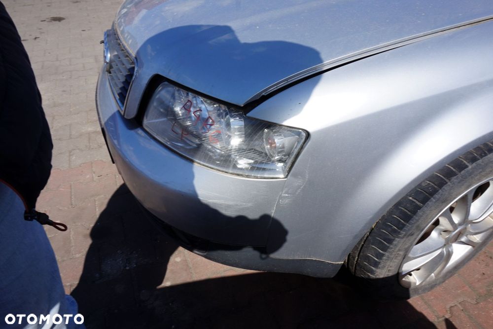 MASKA ZDERZAK BŁOTNIKI LAMPY A4 B6 LY7W  AUDI 2000-2006 SREBRNY PRZÓD KOMPLETNY - 12