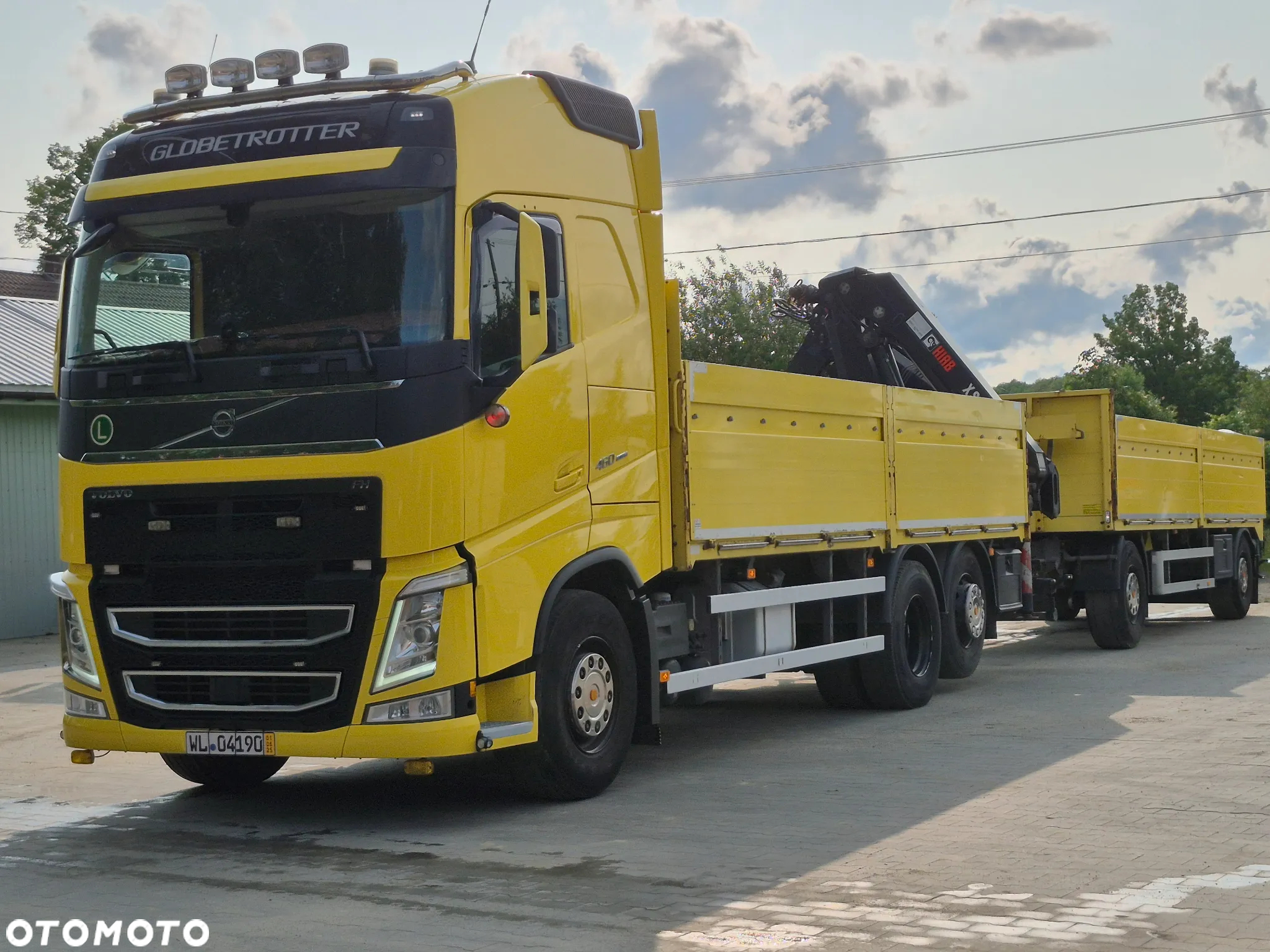 Volvo ZESTAW VOLVO 460 +HIAB 211EP-3 HIDUO +ROTATOR +PRZYCZEPA - 10