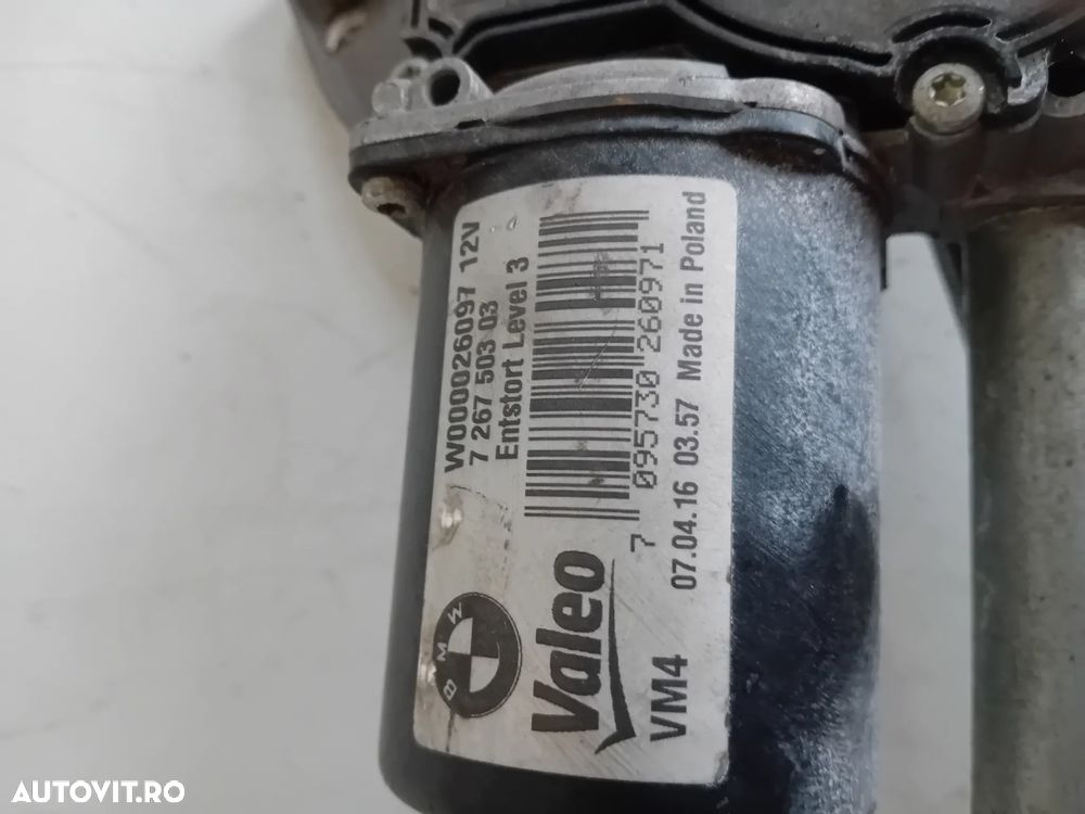 Ansamblu Cu Motoras Ștergătoare BMW Seria 4 F32 F33 F36 Volan Stânga - 7