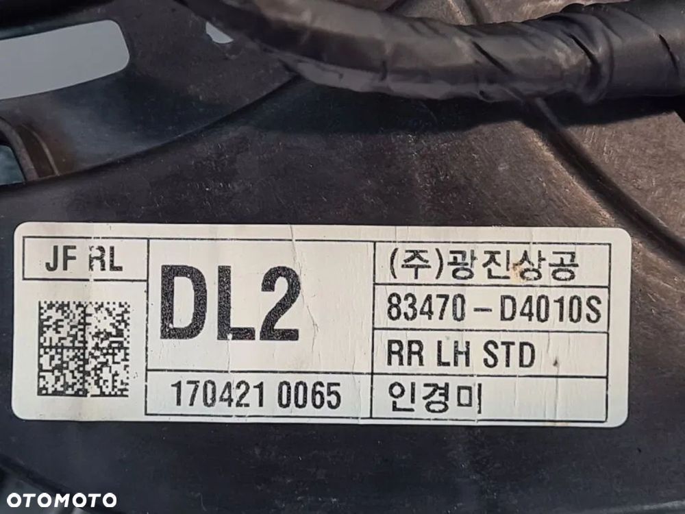 PODNOŚNIK SZYB LEWY PRAWY TYŁ KIA OPTIMA IV KOMBI - 7