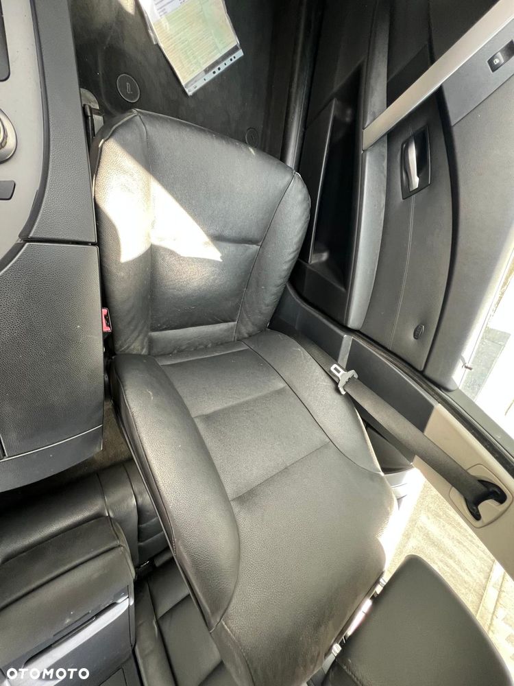 E60 Bmw fotele sedan skóra czarna elektryka pamięć grzane Europa Bdb stan ! - 2