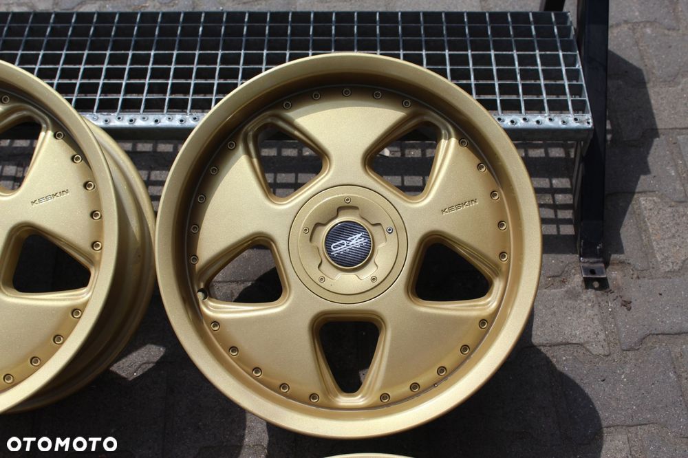 keskin kt 5 18cali 5x112 et35 8,5j audi skoda mercedes vw złote gold - 3