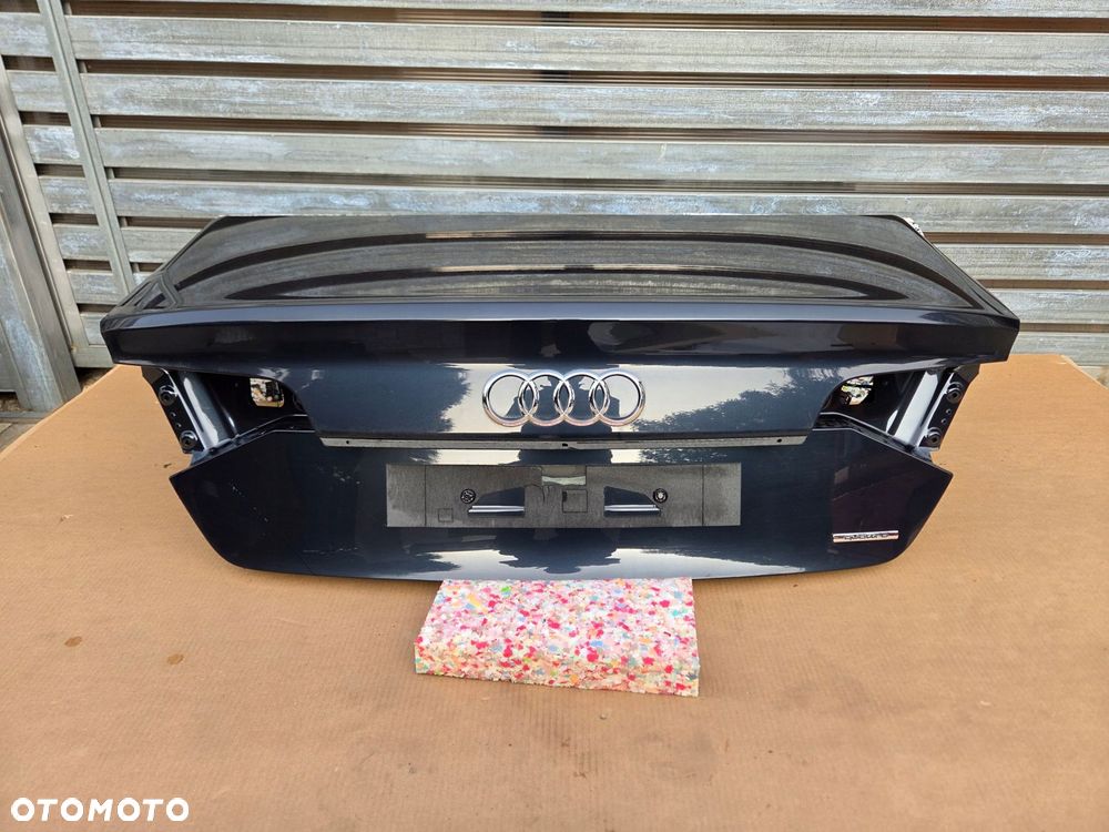 audi a8 d4 lift lx5r klapa tł tylna bagażnika oryginał w kolor - 1