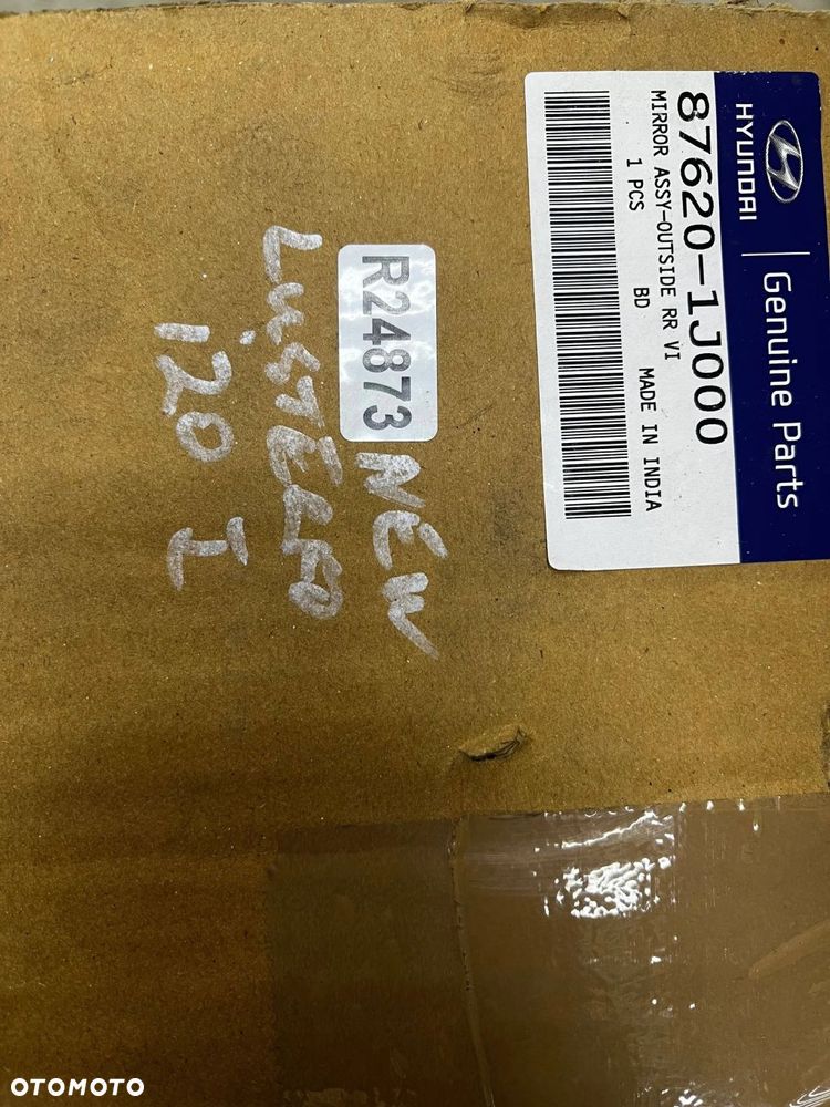 Lusterko Hyundai i20 I PB 08-14r. NOWE prawe Oryginalne EUROPA manualne zewnętrzne w drzwi 87620-1j0 - 8