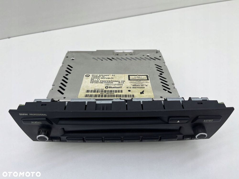 BMW E90 E91 RADIO CD RADIOODTWARZACZ 9263465 - 4