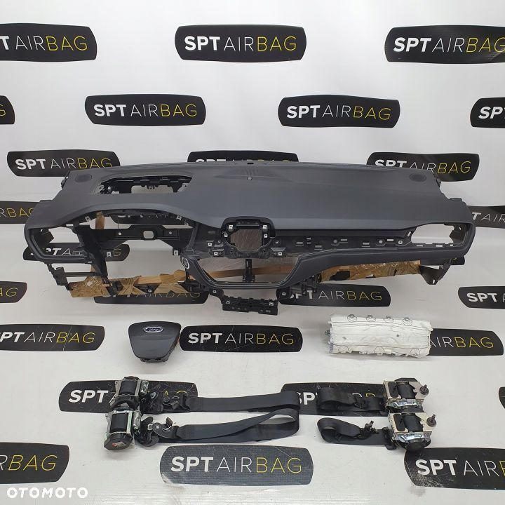 FORD FOCUS MK4 KOKPIT DESKA KONSOLA PULPIT PODUSZKA AIRBAG AIR BAG PASY KIT SET - 1