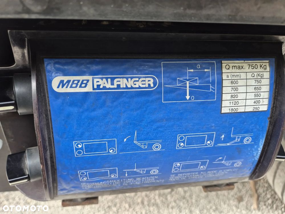 Winda Palfinger 750kg Cabstar Maxity Canter, Iveco , Stan bdb! - 6