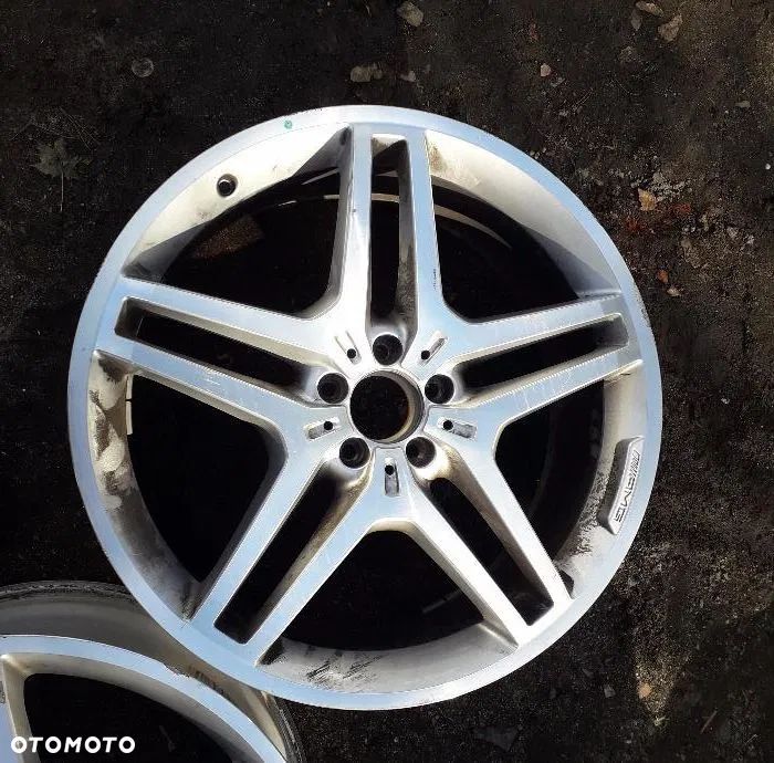 Felga aluminiowa Mercedes ML W166 GL GLE GLC AMG 21 Cali D9Jx21H2 ET 53 A1664012102 - 3