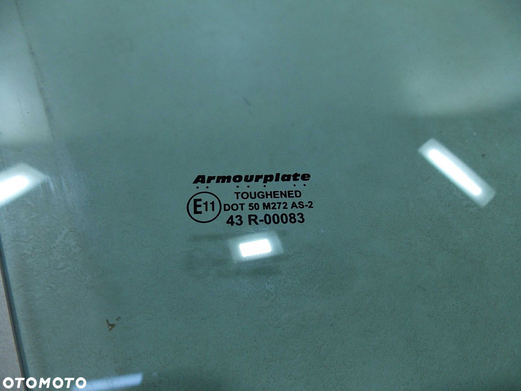 AUDI A6 C7 LIFT 14-18 SZYBA DRZWI PRZOD PRAWA 43R-00083 ARMOURPLATE TOUGHENED DOT 50M272 AS2 - 5