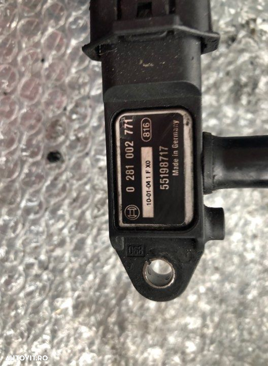 senzor presiune gaze 1.7 cdti z17 dtr z17dtr opel astra h meriva a corsa d 2007-2014 - 2
