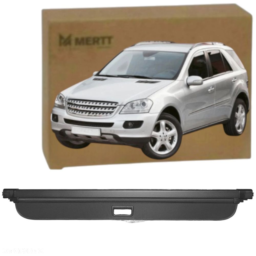 ROLETA BAGAŻNIKA TYŁ Mercedes ML W164 2006-2011 czarny kolor - 2