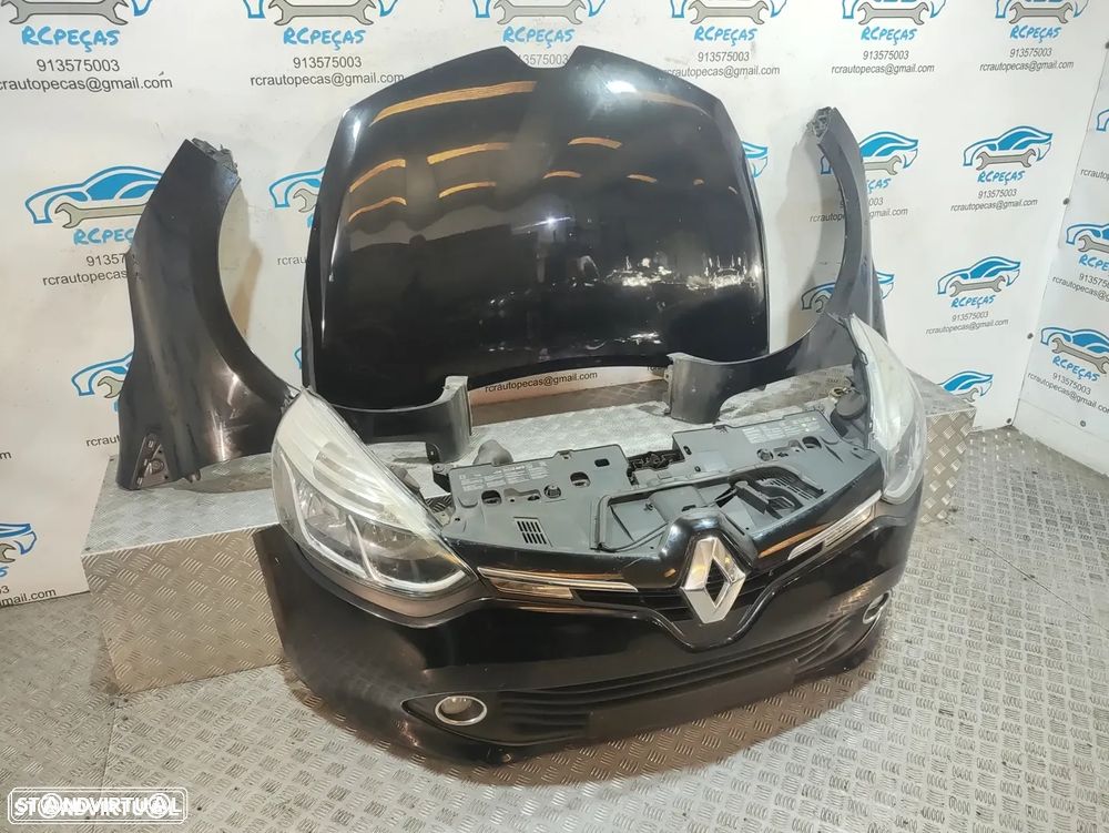 Frente Completa Renault Clio 4 IV - Fase 1 - Capot | Capo | Parachoque | Parachoques | Guarda Lamas | Lama | Radiador | Ventilador | Reforço | - 25