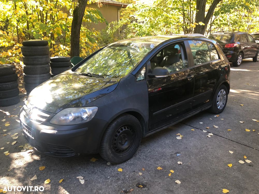 Fata de usa exterioara negru VW Volkswagen Golf 5 PLUS + 2007 stanga fata /spate - 2