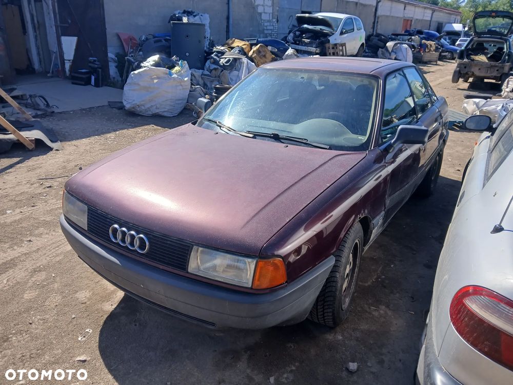 audi 80 b3 LZ3T maska zderzak lampa grill błotnik drzwi zbiornik paliwa szyba lusterko klamka - 1